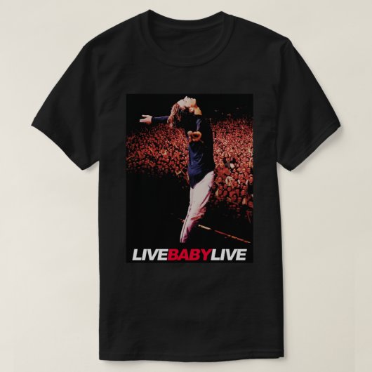 Live Baby Live T-shirt (Design voorkant)