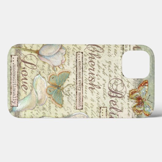 Live Believe Cherish Case-Mate iPhone Case (Achterkant (horizontaal))