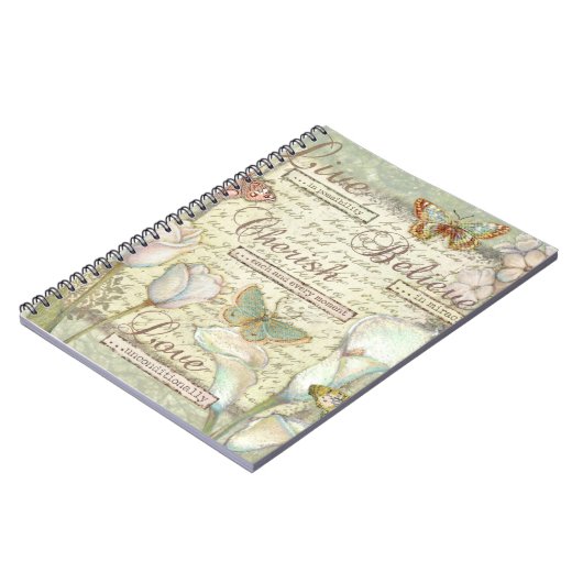 Live Believe Cherish Notitieboek (Linkerzijde)