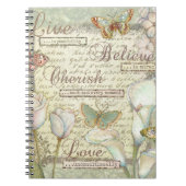 Live Believe Cherish Notitieboek (Voorkant)