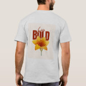 Live Bold, Love Fearless: Inspirerend T-shirt (Achterkant)