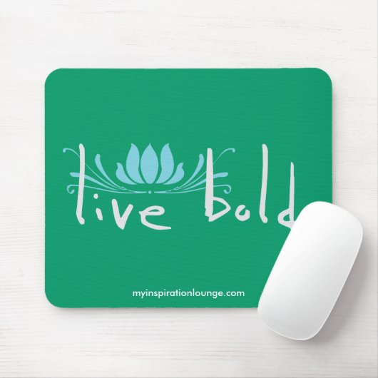 Live Bold Mousepad Muismat (Met muis)