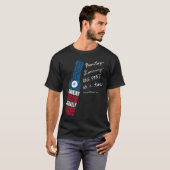 Live Bottle Mannen Black T-Shirt (Voorkant volledig)