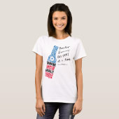 Live Bottle Women's White T-Shirt (Voorkant volledig)