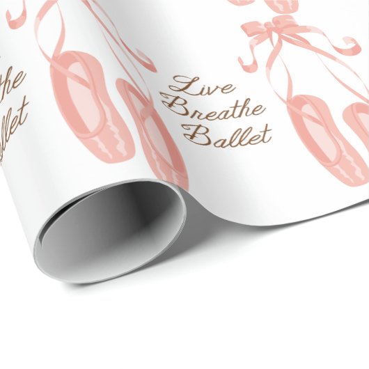 Live Breathe Ballet Cadeaupapier (Rol Hoek)
