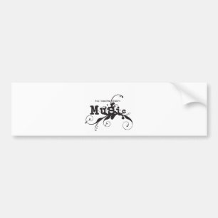 Live, Breathe, Dream Music Bumpersticker