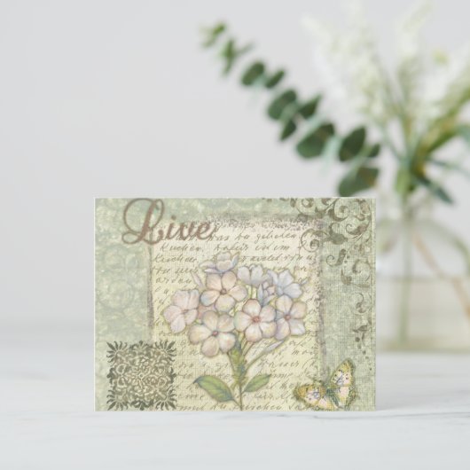 Live Briefkaart (Staand voorkant)