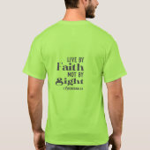Live by Faith not Sight Kerk Groep T-shirt (Achterkant)