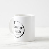 Live by Faith Scripture Mok (Voorkant links)