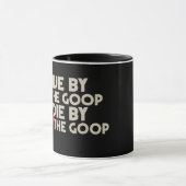 Live By The Goop Retro Gamer Coffee Mug Mok (Midden)