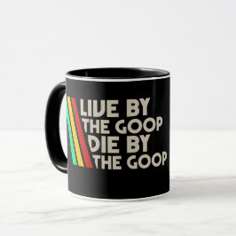 Live By The Goop Retro Gamer Coffee Mug Mok