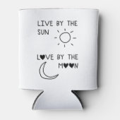 Live by the sun Love by the moon Blikjeskoeler (Voorkant)