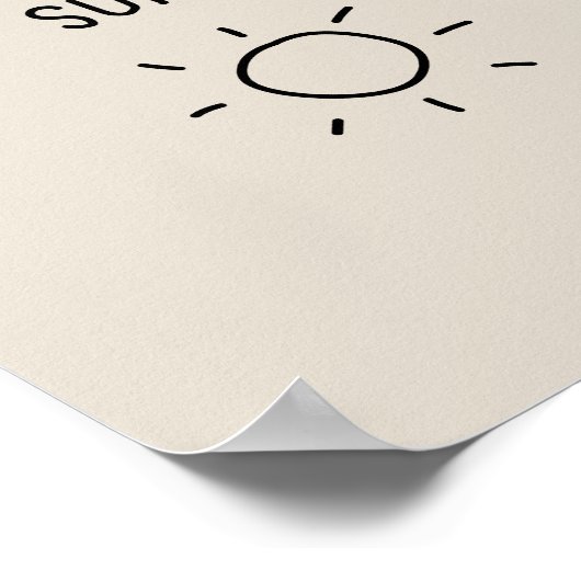 Live By the Sun Poster (Hoek)