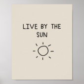 Live By the Sun Poster (Voorkant)