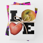 LIVE Collectie Apple Potato Heart WPS3 Inpakpapier Vel (In situ)