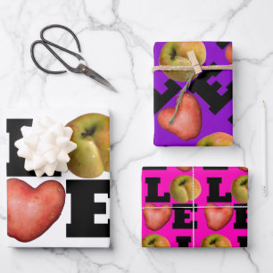 LIVE Collectie Apple Potato Heart WPS3 Inpakpapier Vel