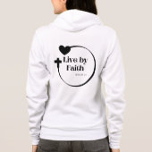 Live door Faith Hoodie (Achterkant)
