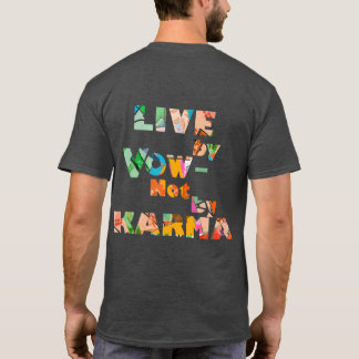 Live door Vow: Donkergrijs T-shirt