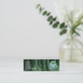 Live Earth Friendly Mini Visitekaartje (Staand voorkant)