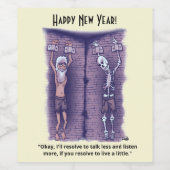 Live een kleine wijnlabels wijn etiket (Enkel label)