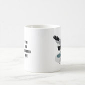 Live een onderzocht levenssamengestelde microscoop koffiemok (Center)