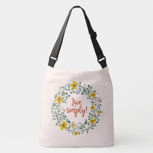 LIVE EENVOUDIG CROSSBODY TAS (Voorkant)