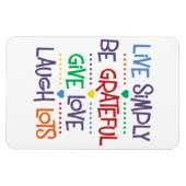 Live Eenvoudig Magneet (Horizontaal)