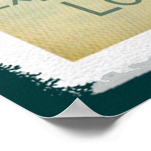 Live Eenvoudig Poster (Hoek)