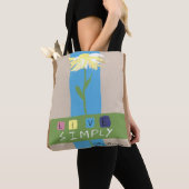 Live Eenvoudig Tote Bag (Dichtbij)