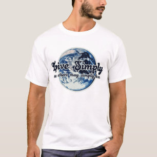 Live Eenvoudig zodat anderen gewoon live kunnen ga T-shirt