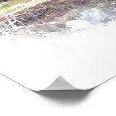 *~* Live eik New Orleans Living Oaks Art Painting Poster (Hoek)