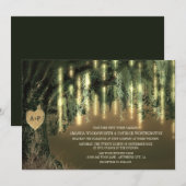 Live Eiken Boom Spaans Mos Bruiloft Uitnodigingen (Voorkant / Achterkant)
