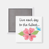 Live Elke dag bericht Magneet (Voorkant / Achterkant)