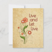 Live en laat live (12-stapprogramma's) kaart (Voorkant)