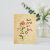 Live en laat live (12-stapprogramma's) kaart (Staand voorkant)