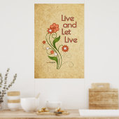 Live en laat live (12-stapprogramma's) poster (Keuken)
