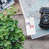 Live en laat live proverb sleutelhanger