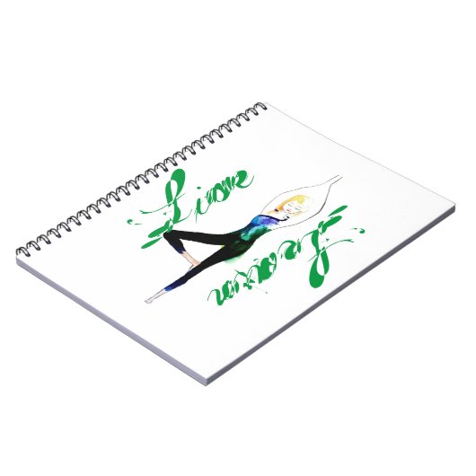 Live en leer Yoga-laptop Notitieboek (Linkerzijde)