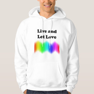 Live en Let Love Hoodie