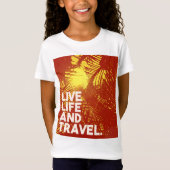 Live en onderweg t-shirt (Voorkant)