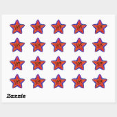 Live Epic Star Sunshine Bright Cosmos Motivatie Ster Sticker (Vel)