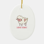 LIVE EWE KERAMISCH ORNAMENT (Voorkant)