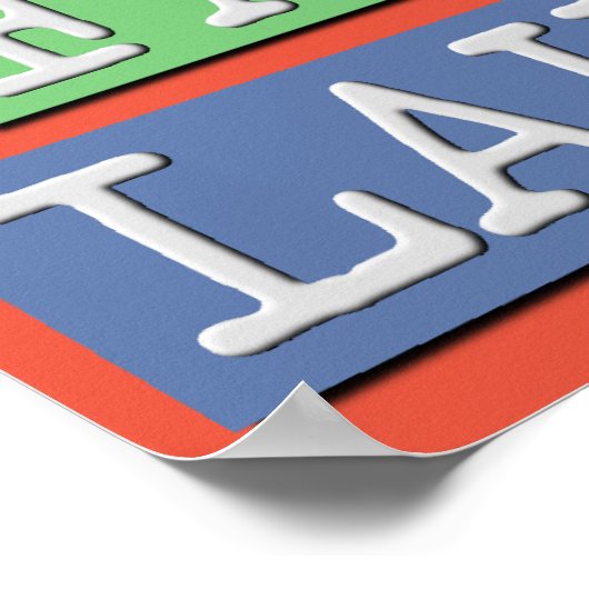 Live Fart Laugh Funny Poster Sign (Hoek)