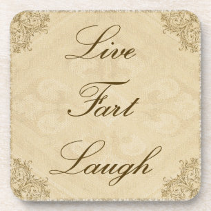 Live Fart Laugh Onderzetter