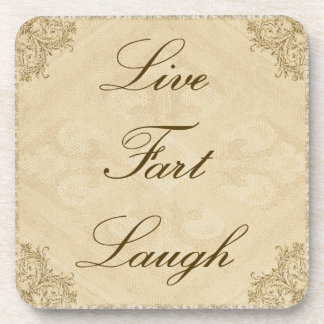 Live Fart Laugh Onderzetter