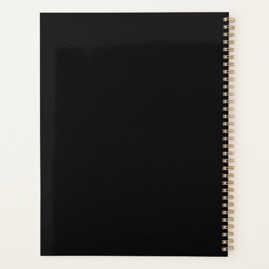 Live Fast Bark Loud - Pitbull Riding Motorbike Planner (Achterkant)