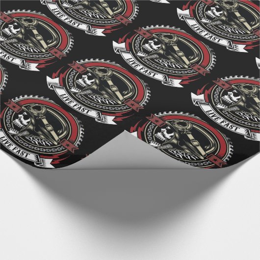 Live Fast Cadeaupapier (Hoek)