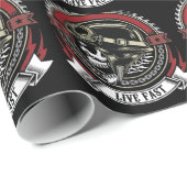 Live Fast Cadeaupapier (Rol Hoek)