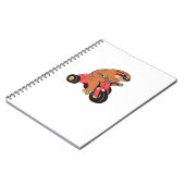 Live Fast Die Eventually Oversized T-Shirt Notitieboek (Linkerzijde)