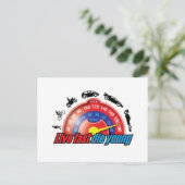 Live Fast Die Young Briefkaart (Staand voorkant)